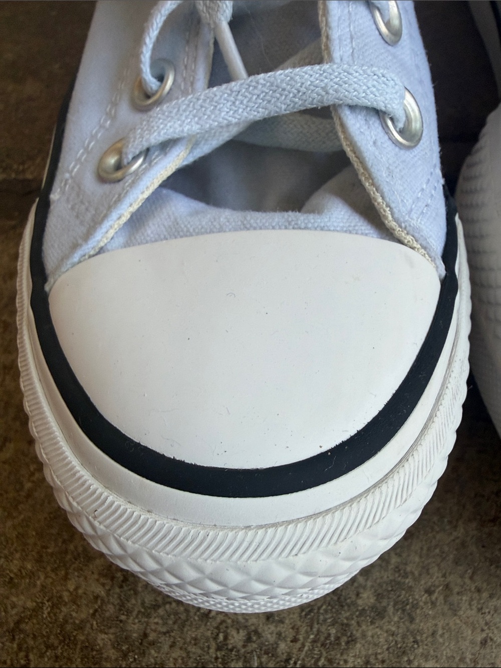 Converse Platform High Top Sneakers - Pale Blue and White - Picture 6 of 9